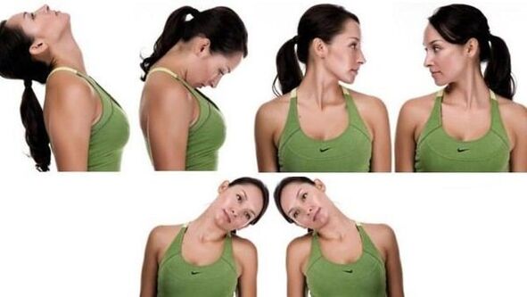 Osteokondroz için boyun için jimnastik